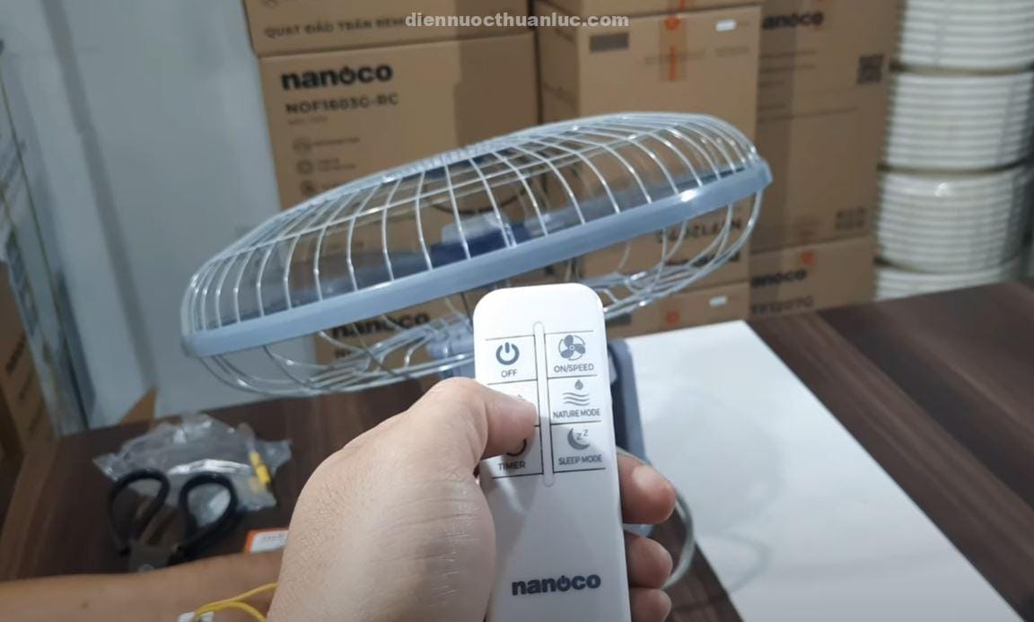 Quạt đảo trần Nanoco NOF1603G-RC (có remote) Quạt đảo trần Nanoco NOF1603G-RC (có remote)