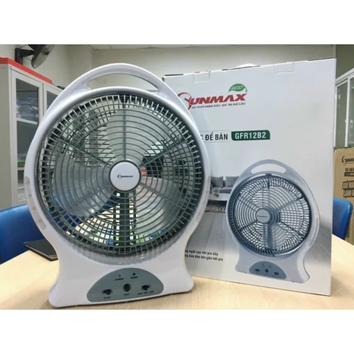 Quạt sạc tích điện Sunmax GFR12D1
