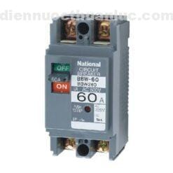 Aptomat MCCB 2P 60A 5kA 220VAC BBW260Y Panasonic