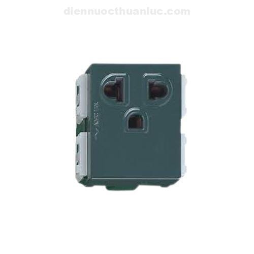 o-cam-don-3-chau-den-anh-kim-wev1181h Ổ cắm đơn 3 chấu đen ánh kim WEV1181H