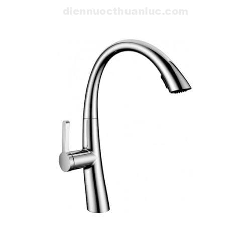 voi-rua-chen-nong-lanh-el-km07-eurolife Vòi rửa chén nóng lạnh EL-KM07 Eurolife