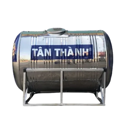 Bồn inox Tân Thành 2000L ngang