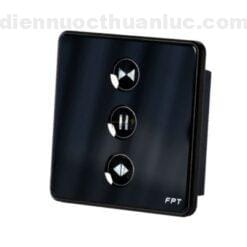 Công tắc rèm vuông đen FPT Smart Home SNBR02109