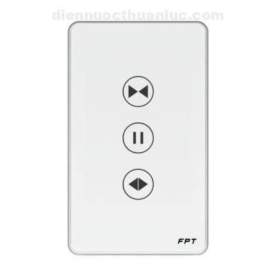 Công tắc cửa cuốn chữ nhật trắng FPT Smart Home SNBR043 Công tắc cửa cuốn chữ nhật trắng FPT Smart Home SNBR043