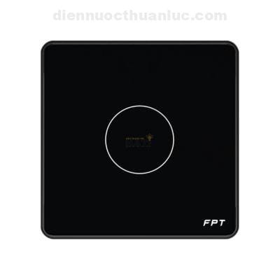 Công tắc cảm ứng 1 nút vuông đen FPT SNBR0236 Công tắc cảm ứng 1 nút vuông đen FPT SNBR0236