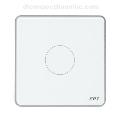 Công tắc cảm ứng 1 nút vuông trắng FPT SNBR0235 Công tắc cảm ứng 1 nút vuông trắng FPT SNBR0235