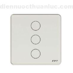 Công tắc cảm ứng 3 nút vuông trắng FPT Smart Home SNBR0112