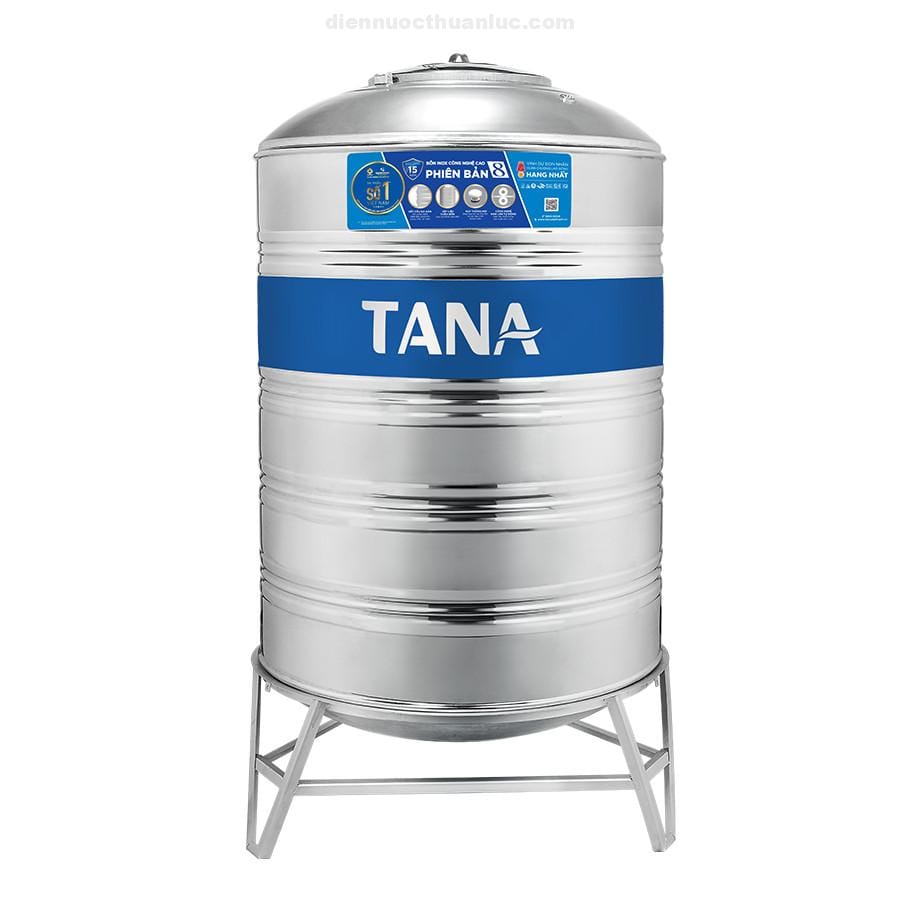 Bồn inox Perito Tân Á 700L - 1000L đứng Bồn inox Perito Tân Á 700L - 1000L đứng