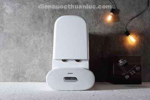Ảnh thực tế lắp đặt bồn cầu 1 khối EL-LUX011 Eurolife