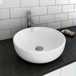 Thực tế lắp đặt chậu Lavabo dương bàn sứ Nano siêu chống bám bẩn EL-LVB05 Eurolife
