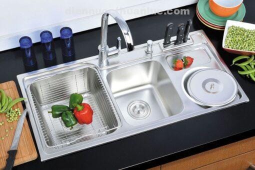 Ảnh thực tế chậu rửa chén EL-C9245 Eurolife