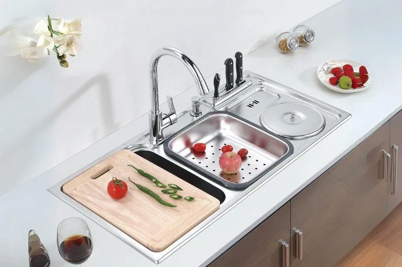 Chậu rửa chén 2 hộc EL-C9245 eurolife thiết kế hiện đại , tinh tế