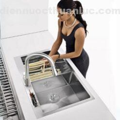 Chậu rửa chén Inox handmade 820x450x230 EL-HM8245 Eurolife với nhiều ưu điểm nổi bật