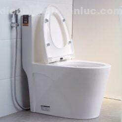 Ảnh thực tế nắp bồn cầu chất liệu nhựa PP EL-PS218 Eurolife