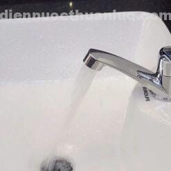 Ảnh thực tế vòi Lavabo cao mạ Chrome tay muỗng LA03 Eurolife