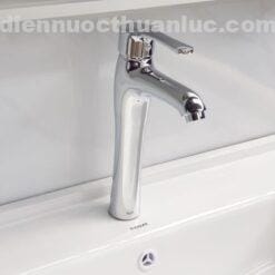 Vòi Lavabo nóng lạnh cao 30cm EL-D19 Eurolife lắp đặt thực tế