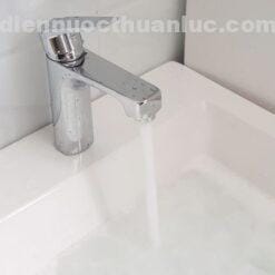 Ảnh thực tế lắp đặt vòi Lavabo nóng lạnh EL-JAS 02 Eurolife