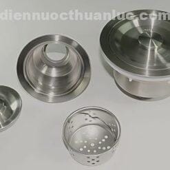 Bộ lọc rác bằng inox chậu rửa chén Inox 810x450x230 EL-C8145 Eurolife