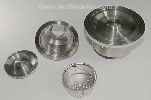 Bộ lọc rác bằng inox chậu rửa chén Inox 810x450x230 EL-C8145 Eurolife