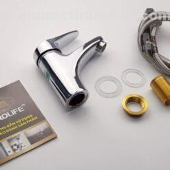 Bộ sản phẩm đầy đủ vòi Lavabo nóng lạnh EL-LOT 02 Eurolife