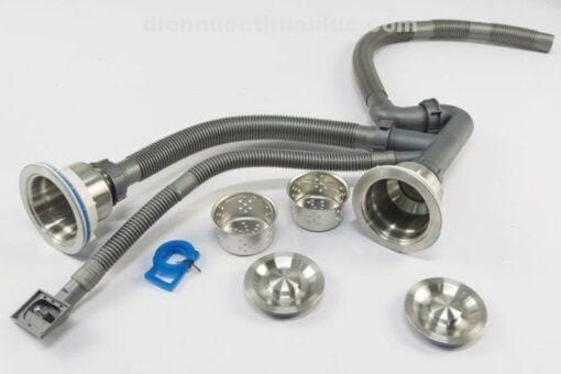 Bộ xả nước thải chậu rửa chén Inox 810x450x230 EL-C8145 Eurolife