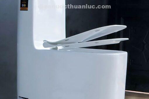 Bồn cầu 1 khối EL-LUX0313 Eurolife thiết kế nắp đóng êm ái