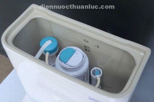 Bồn cầu 1 khối EL-LUX035 Eurolife sử dụng bộ xả Tornado siêu mạnh
