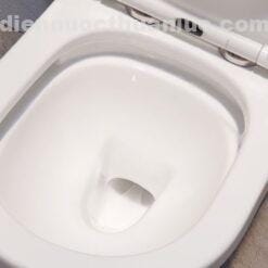 Bồn cầu 1 khối sứ Nano EL-BC216 Eurolife dễ dàng tháo lắp với 1 nút nhấn