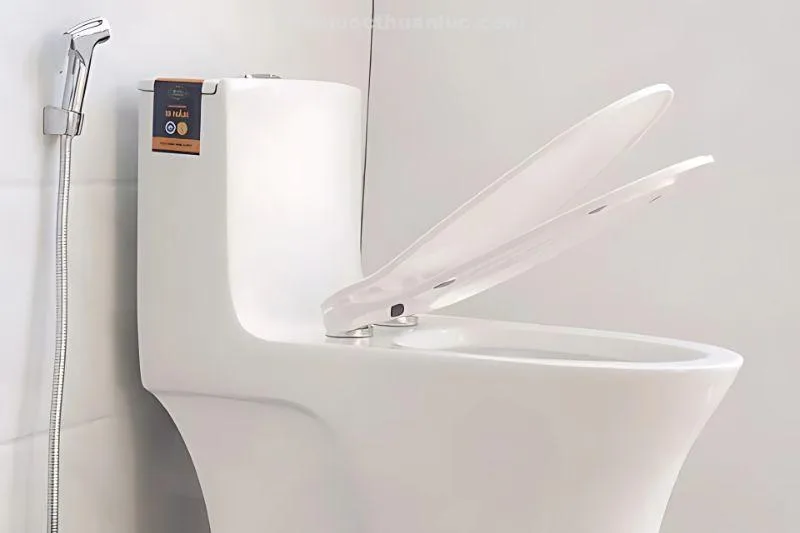 Bồn cầu 1 khối sứ Nano EL-BC262 Eurolife với nắp đóng êm ái