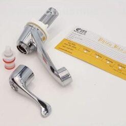 Các bộ phận chi tiết của vòi Lavabo cao mạ Chrome tay muỗng LA03 Eurolife