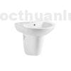 Chậu Lavabo liền khối sứ Nano siêu chống bám bẩn EL-LVB01 Eurolife