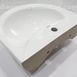 Chậu Lavabo liền khối sứ Nano siêu chống bám bẩn EL-LVB01 Eurolife thiết kế tinh tế, tiện dụng