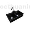 Chậu rửa chén 2 hộc đá thạch anh EL-QC8349 eurolife