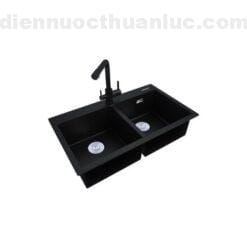Chậu rửa chén 2 hộc đá thạch anh EL-QC8349 eurolife