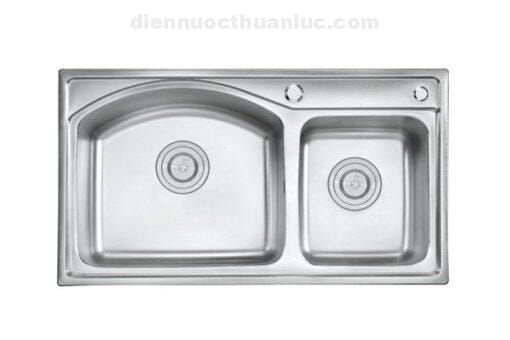 Chậu rửa chén Inox 810x450x230 EL-C8145 Eurolife thiết kệ hiện đại