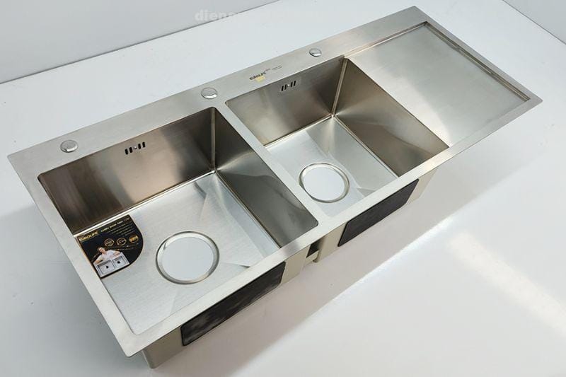 chau-rua-chen-inox-el-hm12050-eurolife-thiet-ke-hien-dai Chậu rửa chén inox 1100x480x230 EL-HM12050 Eurolife thiết kế hiện đại