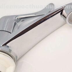 Đầu vòi Lavabo cao mạ Chrome tay muỗng LA03 Eurolife với công nghệ tạo bọt dòng chảy