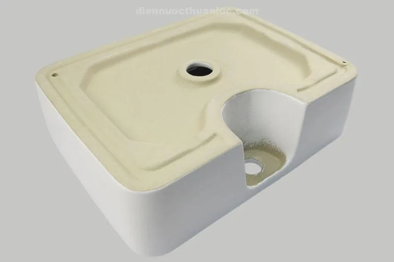 Đáy chậu Lavabo dương bàn sứ Nano siêu chống bám bẩn EL-LVB04 Eurolife