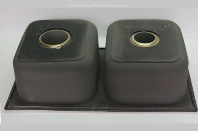 day-chau-rua-chen-inox-el-c8145-eurolife-phun-son-chong-on Đáy chậu rửa chén Inox 810x450x230 EL-C8145 Eurolife phun sơn chống ồn