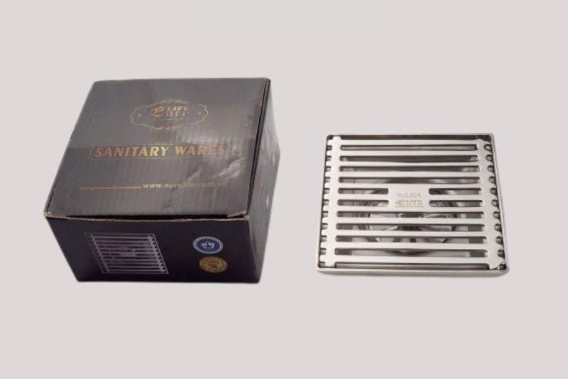 dong-goi-san-pham-ho-ga-12x12cm-chong-hoi-inox-304-el-hg03-eurolife Đóng gói sản phẩm hố ga 12x12cm chống hôi INOX 304 EL-HG03 Eurolife