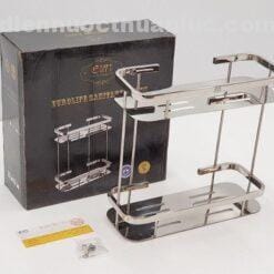 Đóng gói sản phẩm kệ xà phòng đôi Inox 304 EL-KT10 Eurolife