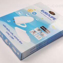 Đóng gói sản phẩm nắp bồn cầu chất liệu nhựa PP EL-PS218 Eurolife