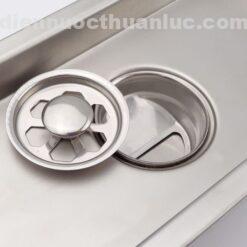 Hố ga 10x50cm chống hôi INOX 304 EL-HG1050/HG18 Eurolife tự động đóng khi không có nước