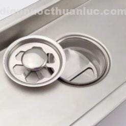 Nắp Hố ga 10x40cm chống hôi INOX 304 EL-HG1040/HG17 Eurolife tự động đóng khi không có nước