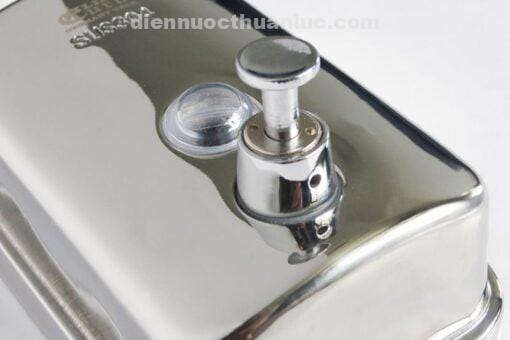 Nút nhấn lấy xà phòng của bình xịt nước rửa tay Inox SUS 304 treo tường EL-BX26 Eurolife
