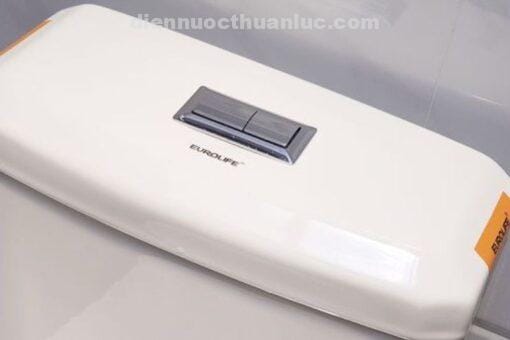 Nút nhấn xả 2 chế độ của bồn cầu 1 khối sứ Nano diệt khuẩn EL-BC2077 Eurolife