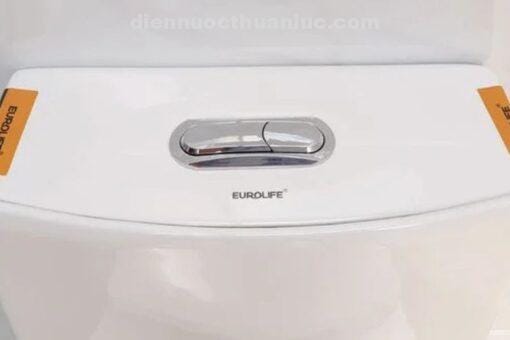 Nút nhấn xả 2 chế độ bồn cầu 1 khối sứ Nano EL-BC218 Eurolife