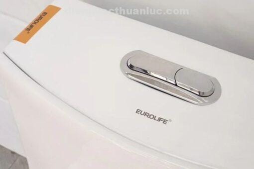 Nút nhấn xả bồn cầu 1 khối sứ Nano EL-BC262 Eurolife