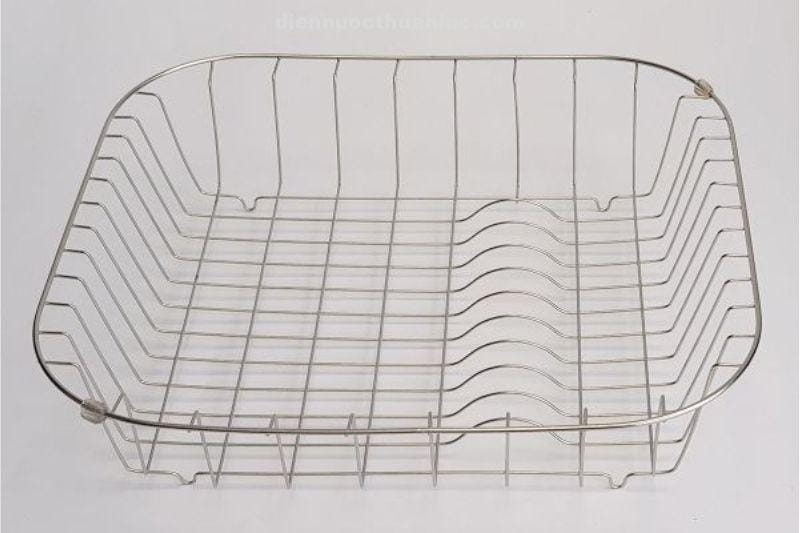 ro-gac-chau-rua-chen-inox-810mm-el-r81-eurolife-duoc-lam-tu-inox-cao-cap rổ gác chậu rửa chén inox 810mm EL-R81 Eurolife được làm từ chất liệu inox cao cấp