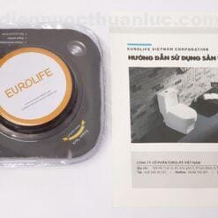 Roong cao su đi kèm sách hướng dẫn sử dụng bồn cầu 1 khối sứ Nano EL-BC216 Eurolife